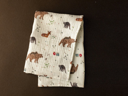 Muszlin babakendő - Mackómama