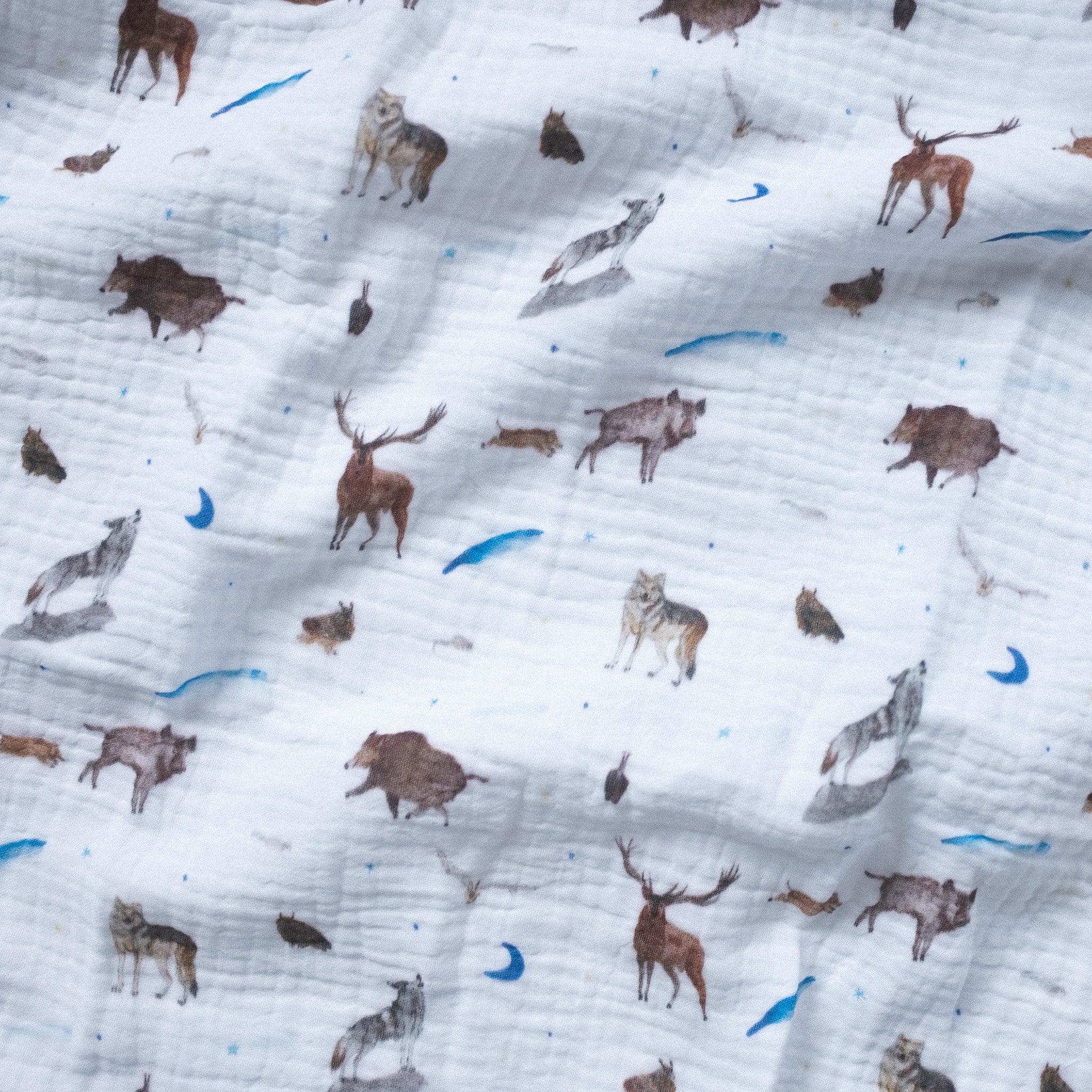 Muszlin babakendő - Éjszaka a Bükkben