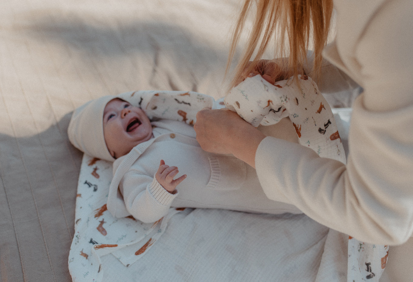 Egyrétegű muszlin takarók