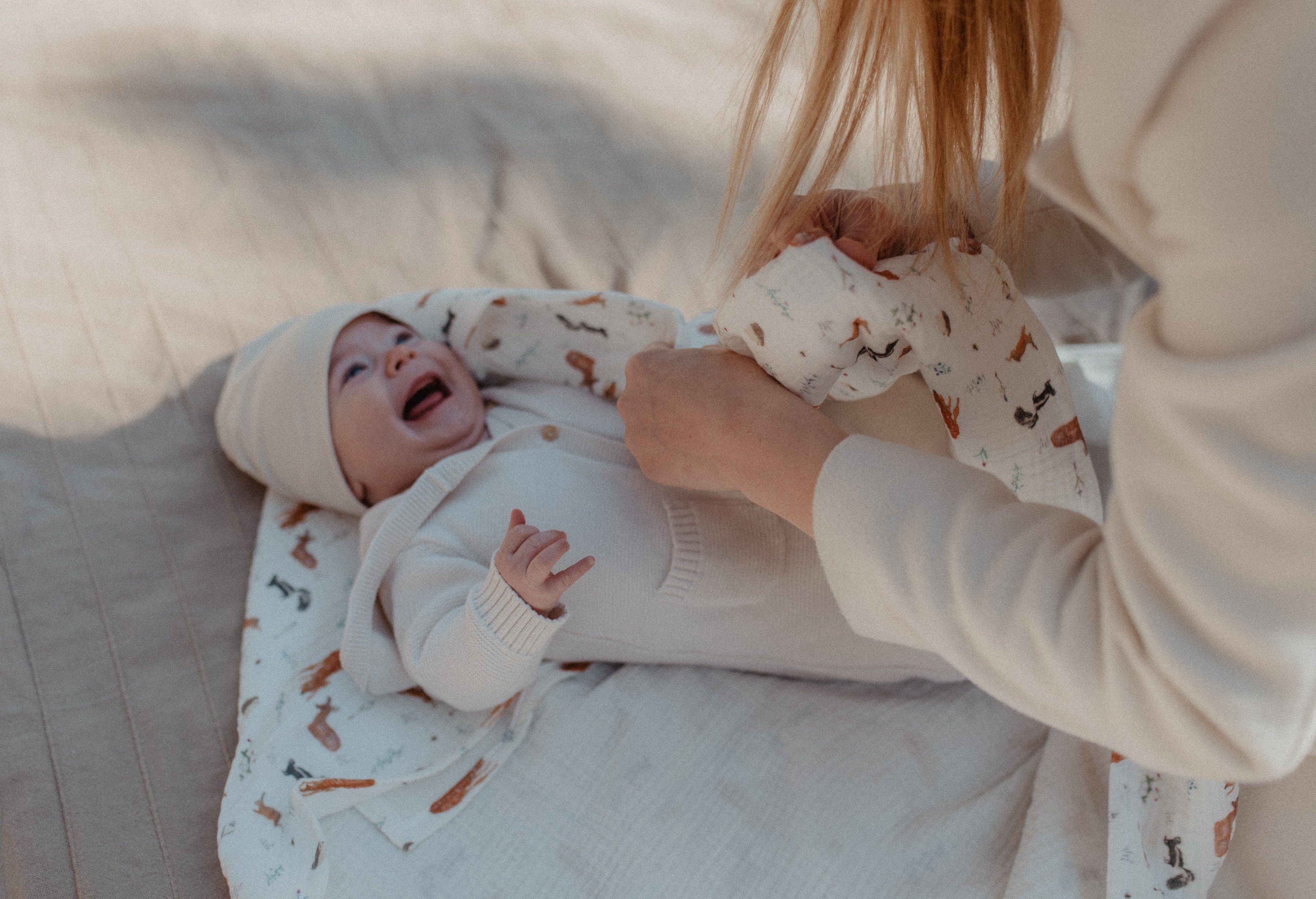 Egyrétegű muszlin takaró