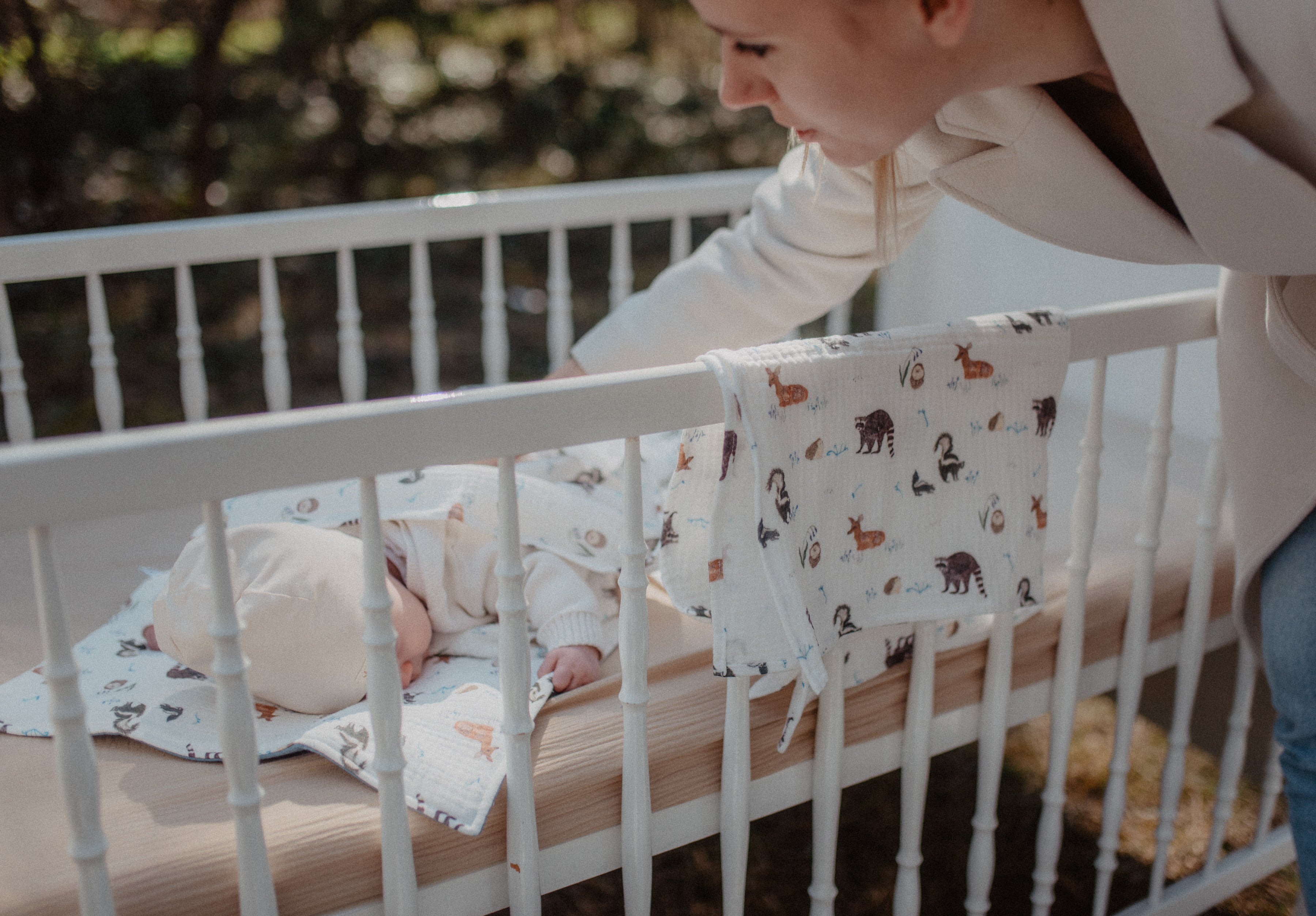 Muszlin babakendő - Tavaszi borzongás