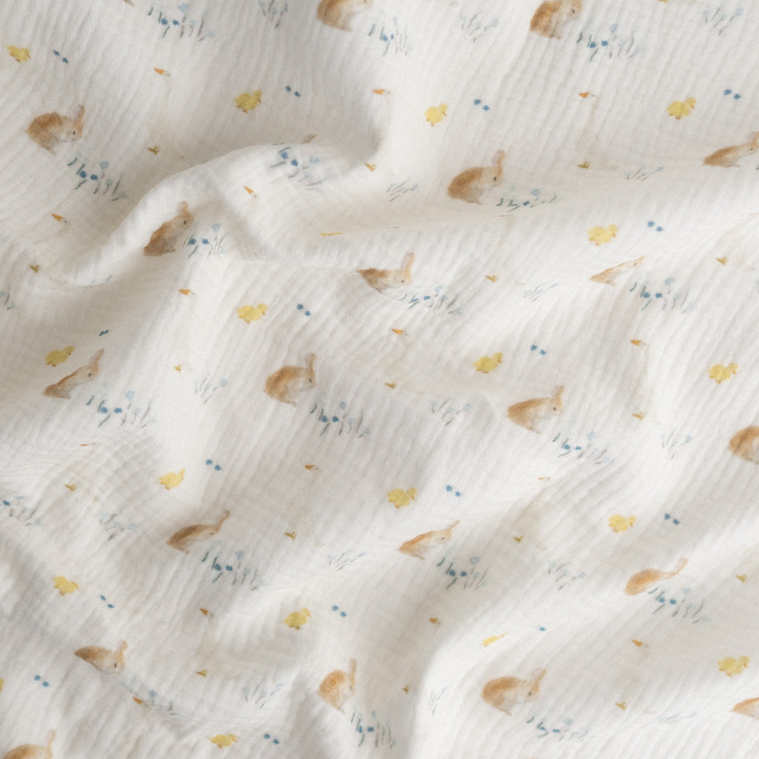 Muszlin babakendő - Mesebeli rét