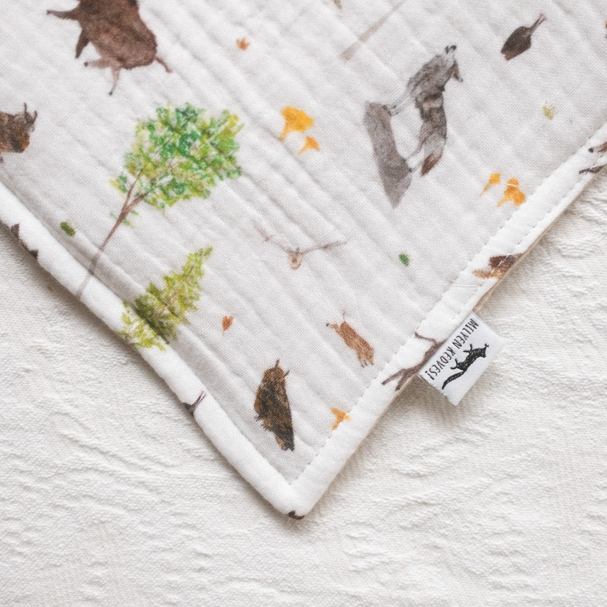 Lapos muszlin kispárna - őszi kollekció