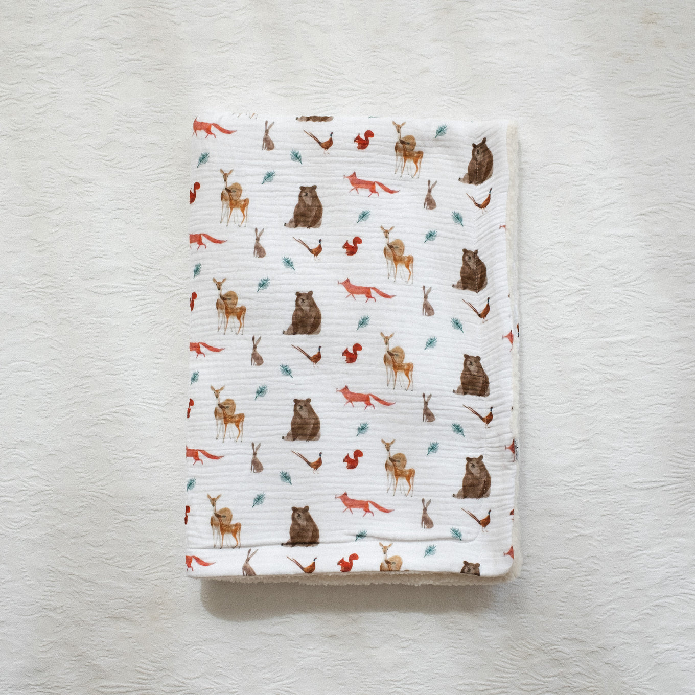 Meleg Sherpa Takaró - Mackós erdei