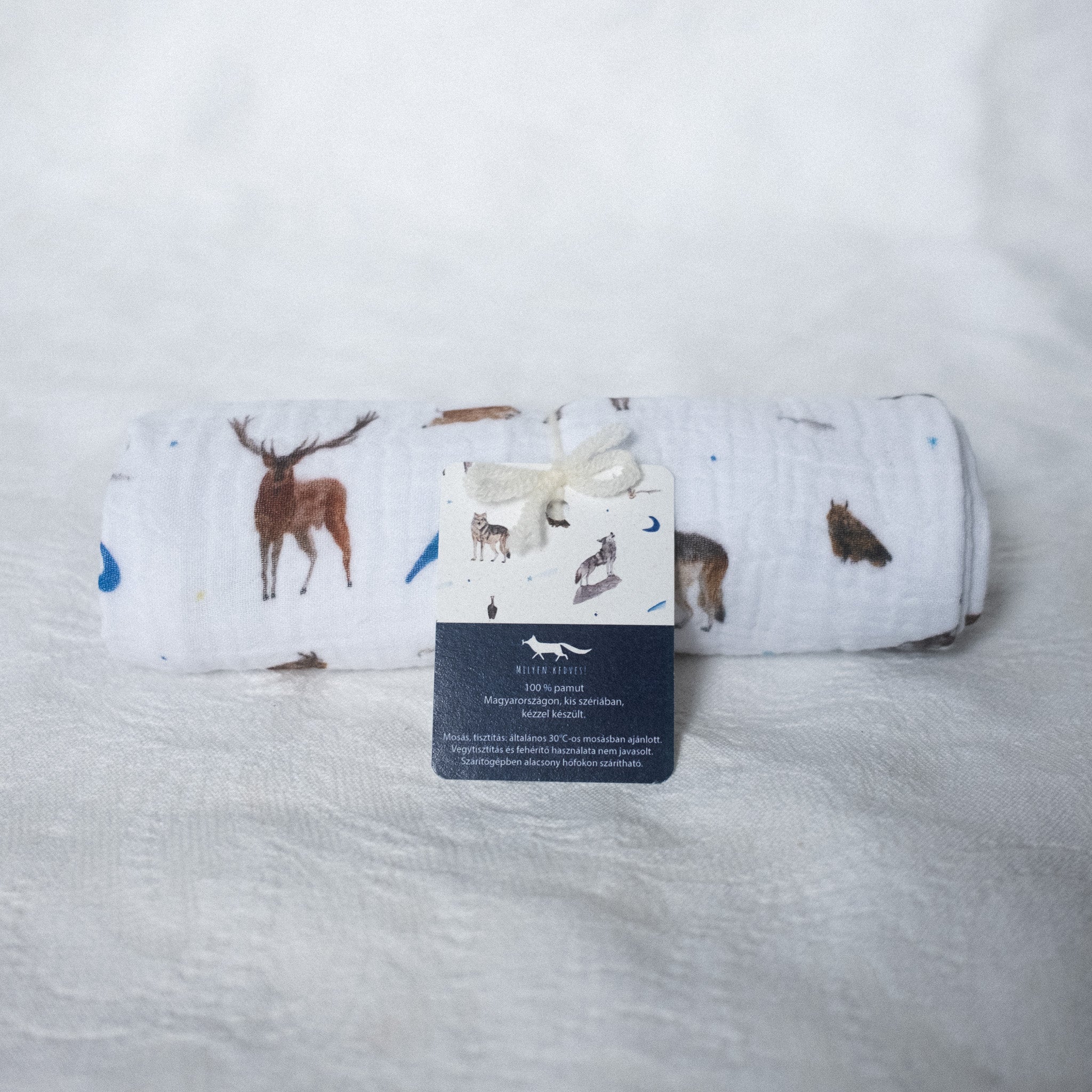 Muszlin babakendő - Éjszaka a Bükkben