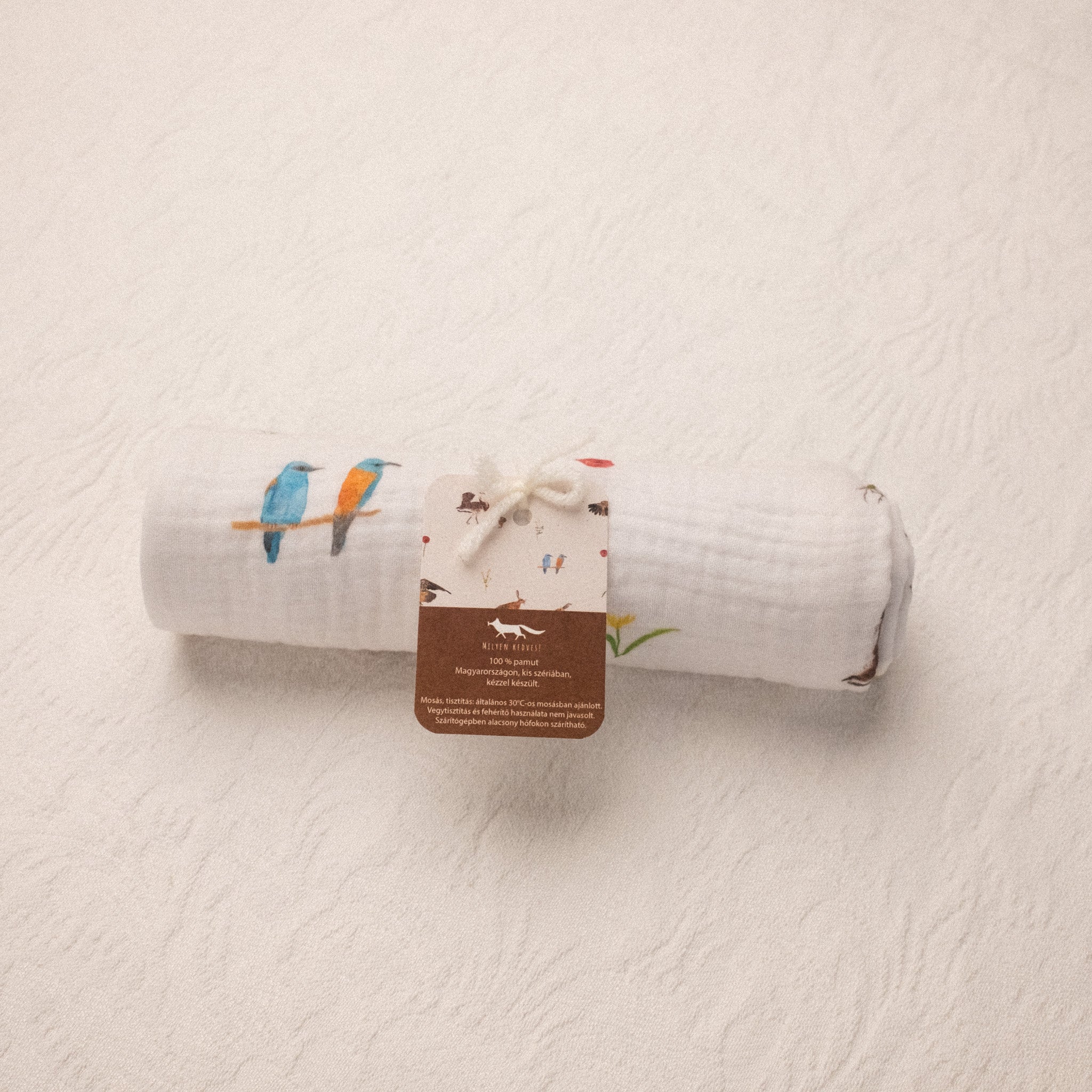 Muszlin babakendő - Pusztai sokadalom