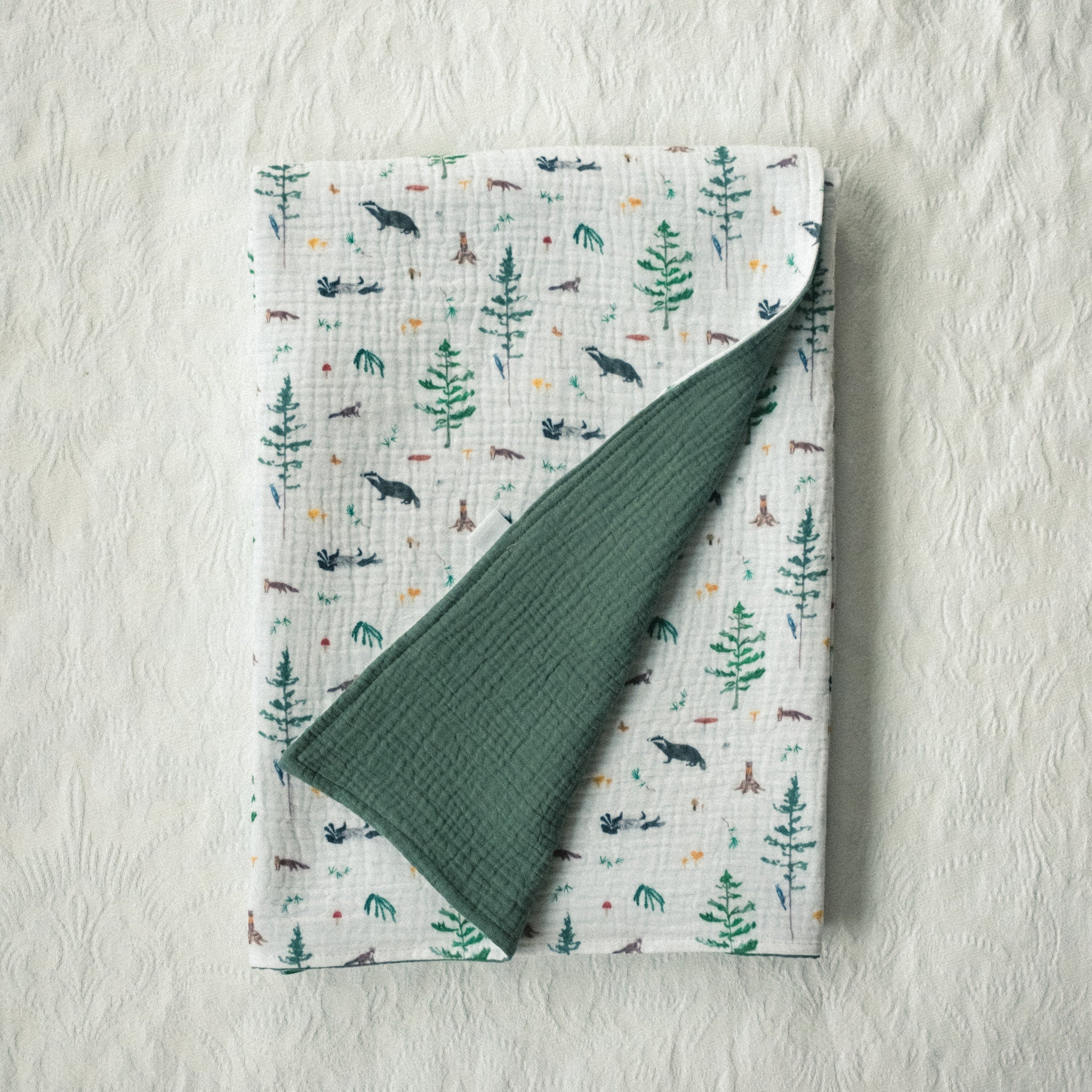 Kétrétegű muszlin takaró - Bükk és Mátra kollekció